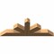 Ekena Millwork Saratoga Smooth Timber Gable Bracket, Western Red Cedar, 60"W x 22"H x 5 1/2"D x 5 1/2"F, 9/12 Pitch GBW060X22X0606SAR00SWR - alternate 2